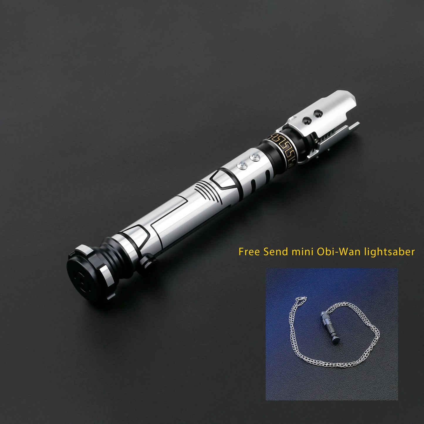 TXQSABER Lightsaber Designed Series Jedi Heavy Dueling SDRGB Pixel No Blade FOC Metal Hilt Arts Lasersword Toy for Adult Cosplay
